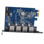 ORICO PVU3-4P การ์ด PCI Express USB3.0 4 พอร์ตสำหรับเดสก์ท็อป, USB3.0 4 พอร์ต