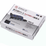 ORICO PVU3-4P การ์ด PCI Express USB3.0 4 พอร์ตสำหรับเดสก์ท็อป, USB3.0 4 พอร์ต