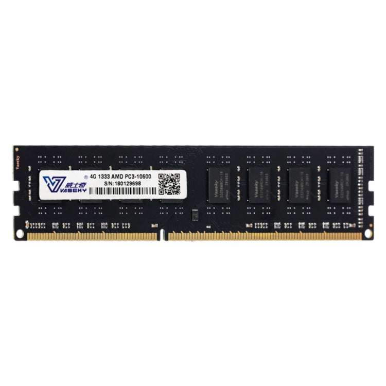 Vaseky แรมโมดูลหน่วยความจำ PC3-10600 DDR3 4GB 1333MHz AMD สำหรับเดสก์ท็อป, 4GB 1333MHz AMD