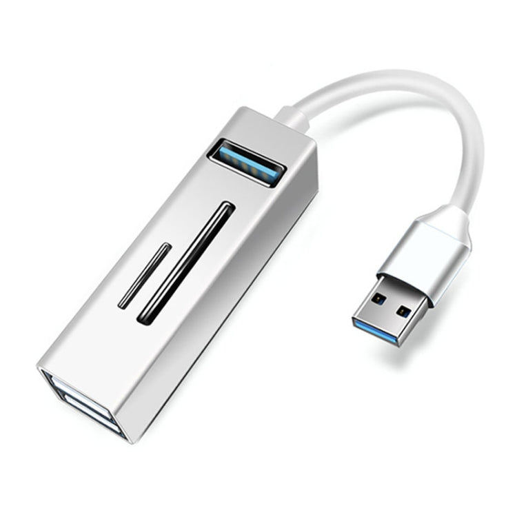 15101 อะแดปเตอร์ HUB USB3.0 5 ใน 1 เป็น 3 x USB + SD / TF Card Reader, USB3.0