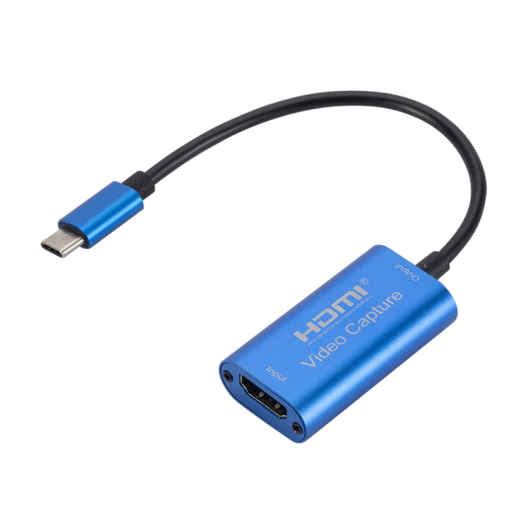 CJK025 USB-C / Type-C ตัวผู้เป็น HDMI ตัวเมีย การ์ดจับภาพเสียงและวิดีโอ, Type-C เป็น HDMI