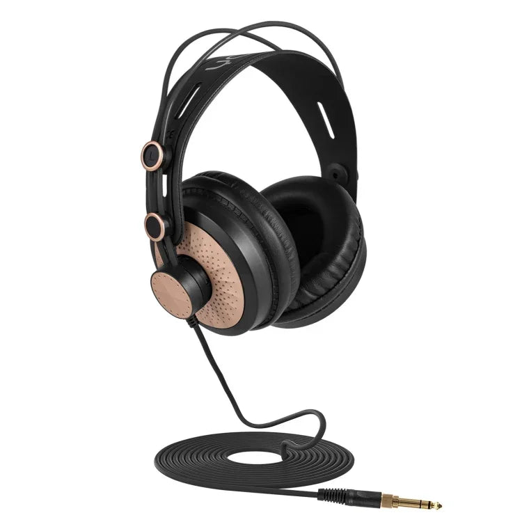 Yanmai D68 หูฟังมอนิเตอร์สำหรับบันทึกเสียง, D68 (สีดำทอง)