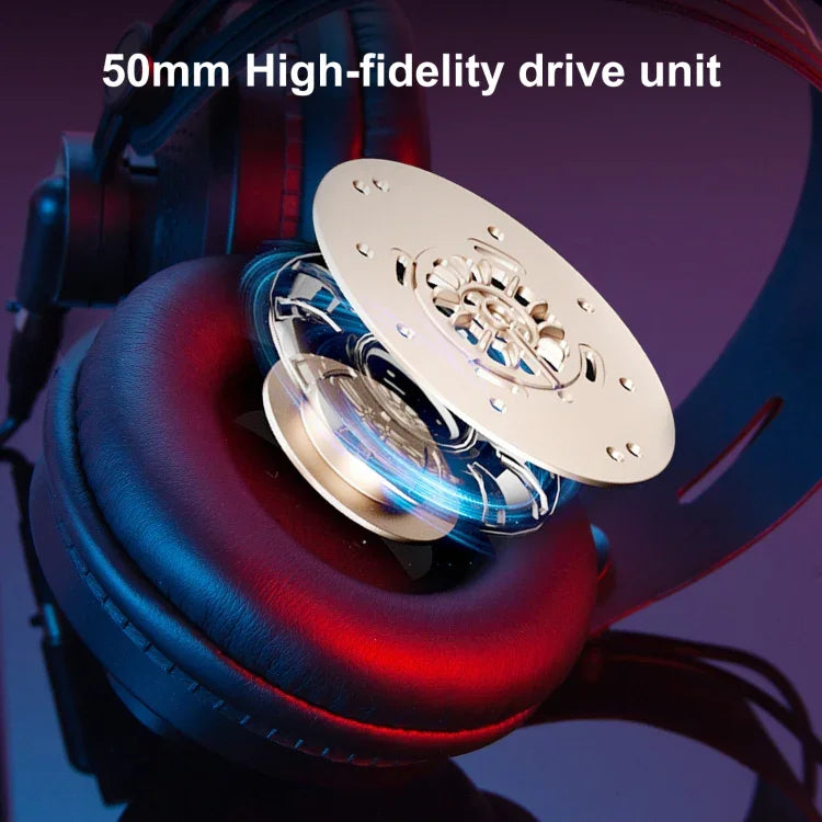 Yanmai D68 หูฟังมอนิเตอร์สำหรับบันทึกเสียง, D68 (สีดำทอง)