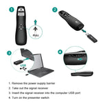 Logitech R400 รีโมทไร้สาย 2.4GHz สำหรับนำเสนอ PPT ปากกา, R400