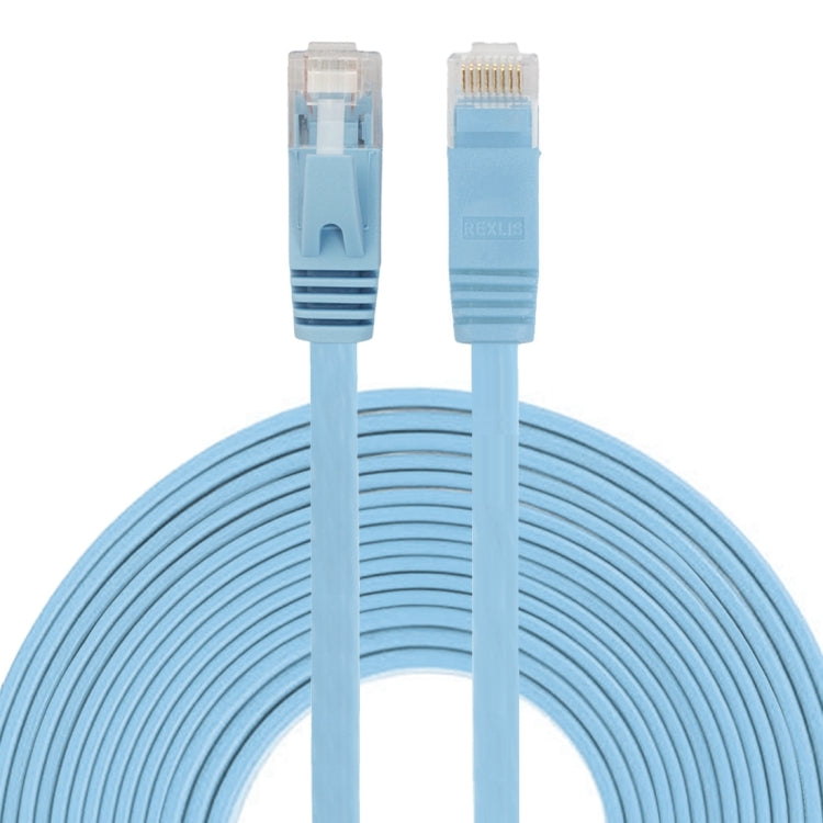 สายแลน CAT6 แบบบางพิเศษแบน ยาว 8 เมตร พร้อมหัวต่อ RJ45