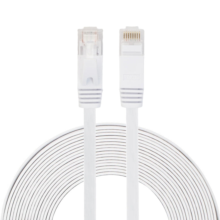 สายแลน CAT6 แบบบางพิเศษแบน ยาว 8 เมตร พร้อมหัวต่อ RJ45
