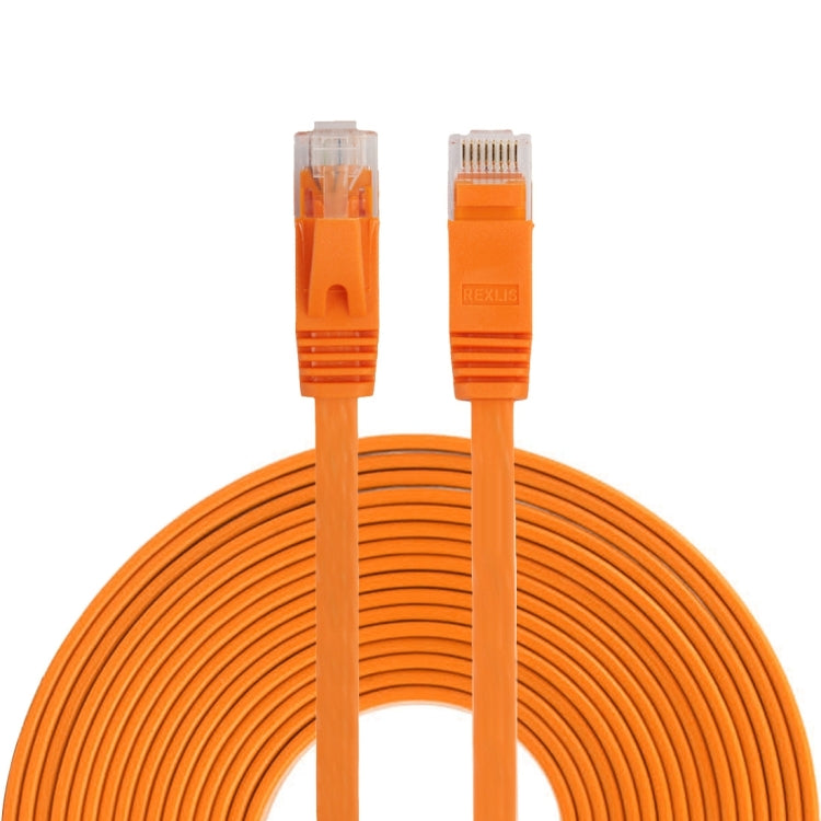 สายแลน CAT6 แบบบางพิเศษแบน ยาว 10 เมตร พร้อมหัวต่อ RJ45
