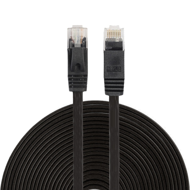 สายแลน CAT6 แบบแบนบางพิเศษ 15m, สายแพตช์ RJ45, ความยาว: 15m