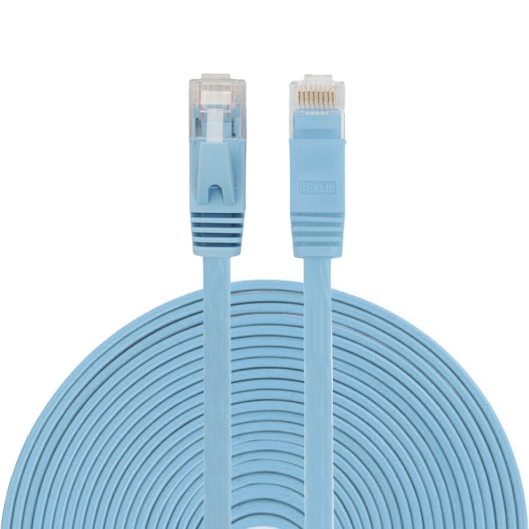 สายแลน CAT6 แบบแบนบางพิเศษ 15m, สายแพตช์ RJ45, ความยาว: 15m