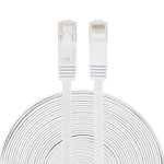 สายแลน CAT6 แบบแบนบางพิเศษ 15m, สายแพตช์ RJ45, ความยาว: 15m