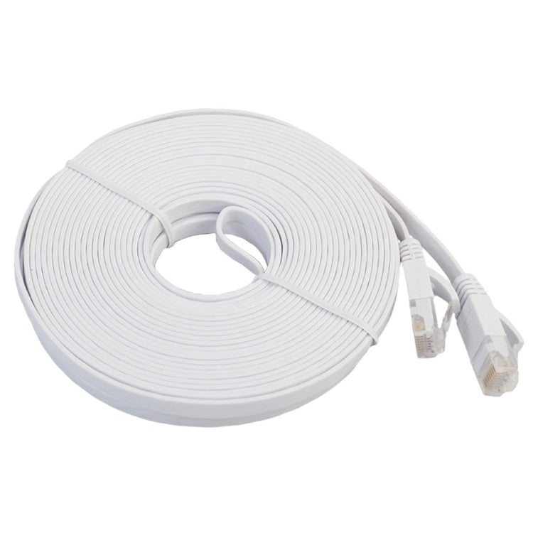 สายแลน CAT6 แบบแบนบางพิเศษ 15m, สายแพตช์ RJ45, ความยาว: 15m