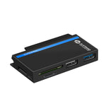 ROCKETEK RT-SGO727 ฮับ USB 3.0 + USB 2.0 + Micro USB สำหรับ Microsoft Surface Go พร้อมช่องใส่การ์ด TF 2 ช่องและ SD Card, RT-SGO727