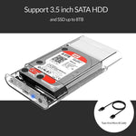 ORICO 3139U3 เคสเก็บฮาร์ดไดรฟ์ภายนอก SATA 3.5 นิ้ว USB 3.0 Micro B, USB 3.0 (3.5 นิ้ว)