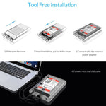 ORICO 3139U3 เคสเก็บฮาร์ดไดรฟ์ภายนอก SATA 3.5 นิ้ว USB 3.0 Micro B, USB 3.0 (3.5 นิ้ว)