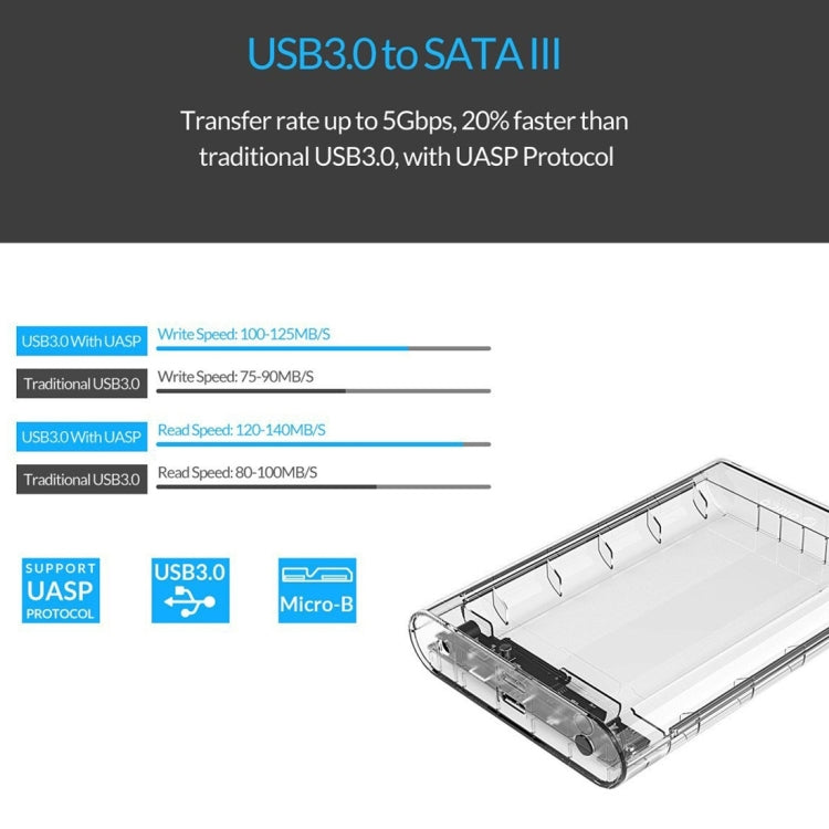 ORICO 3139U3 เคสเก็บฮาร์ดไดรฟ์ภายนอก SATA 3.5 นิ้ว USB 3.0 Micro B, USB 3.0 (3.5 นิ้ว)