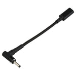สายถักไนลอนอะแดปเตอร์ PD 100W 18.5-20V ขนาด 3.0 x 1.0 มม. แบบข้อศอก เป็น USB-C / Type-C