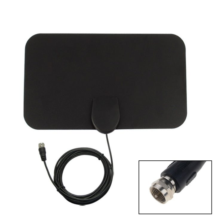 AN-1001 เสาอากาศ HDTV ในร่ม 5dBi/25dBi พร้อมสติ๊กเกอร์สองด้าน, VHF170-230/UHF470-862MHz, AN-1001