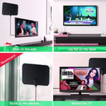AN-1002 เสาอากาศ HDTV ในร่ม 5dBi/25dBi พร้อมที่ดูด, VHF170-230/UHF470-862MHz, AN-1002