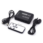 AYS-51V20 สวิตช์สปลิตเตอร์ HDMI 2.0 5x1 4K Ultra HD, 5x1 4K