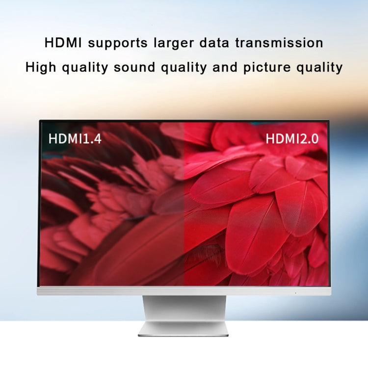 AYS-51V20 สวิตช์สปลิตเตอร์ HDMI 2.0 5x1 4K Ultra HD, 5x1 4K