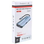 แท่นเชื่อมต่อ USB-C / Type-C เป็น USB 6-in-1 BYL-2209