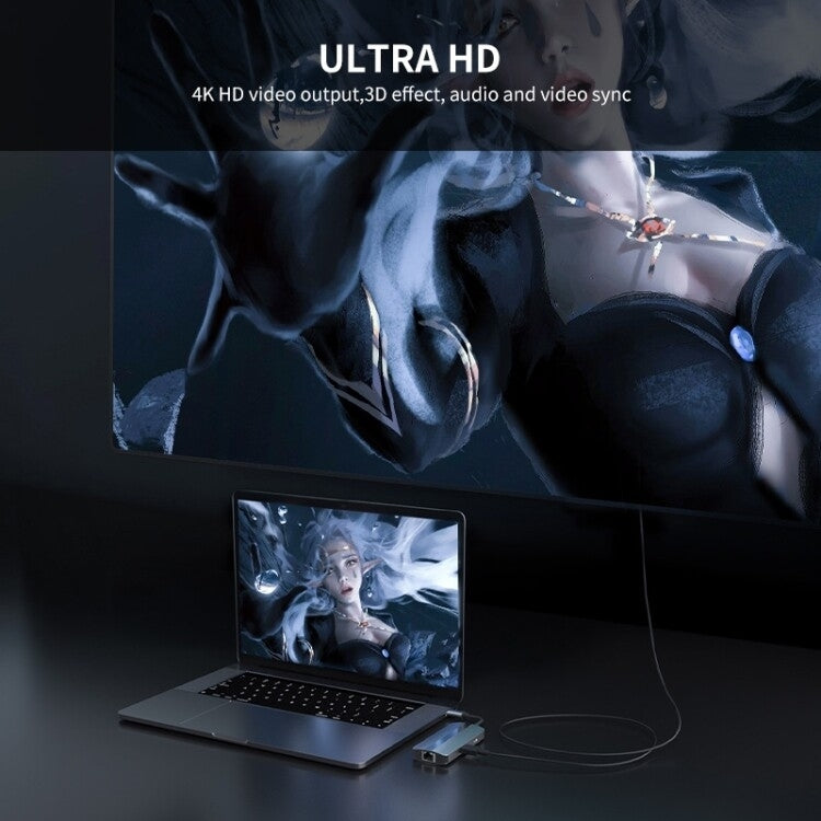 แท่นเชื่อมต่อ USB-C / Type-C เป็น USB 6-in-1 BYL-2209
