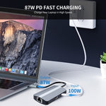 แท่นเชื่อมต่อ USB-C / Type-C เป็น USB 6-in-1 BYL-2209