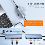 แท่นเชื่อมต่อ USB-C / Type-C เป็น USB 6-in-1 BYL-2203