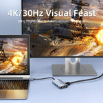 แท่นเชื่อมต่อ USB-C / Type-C เป็น USB 6-in-1 BYL-2203