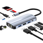 แท่นเชื่อมต่อ USB-C / Type-C เป็น USB 9-in-1 BYL-2206