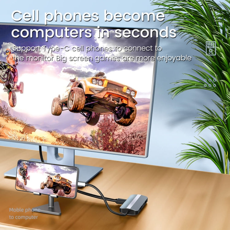 แท่นเชื่อมต่อ USB-C / Type-C เป็น USB 9-in-1 BYL-2206