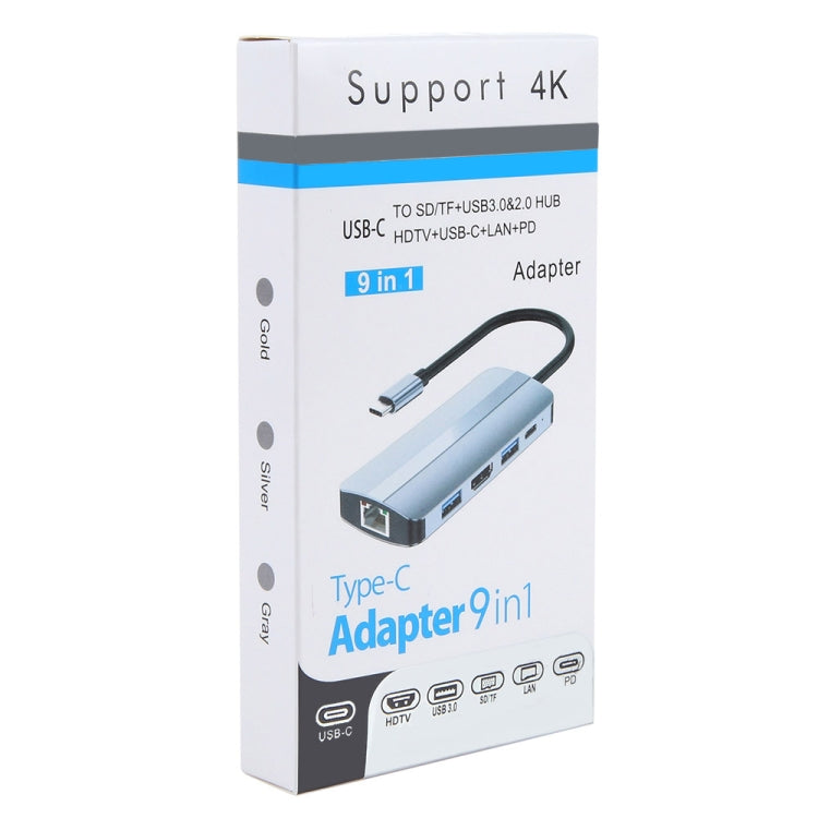 แท่นเชื่อมต่อ USB-C / Type-C เป็น USB 9-in-1 BYL-2206
