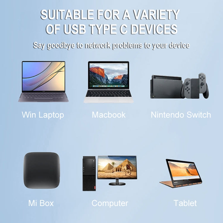 แท่นเชื่อมต่อ USB-C / Type-C เป็น USB 5-in-1 พร้อมพอร์ตเครือข่าย 1000M BYL-2302
