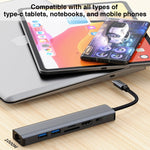 แท่นเชื่อมต่อ USB-C / Type-C เป็น USB 7-in-1 BYL-2303
