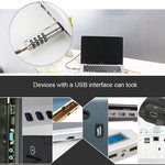 กุญแจล็อกแล็ปท็อปแบบยูนิเวอร์แซล อินเทอร์เฟซ USB