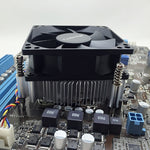 พัดลม CPU แบบเงียบ 4 ขา พร้อมฮีทซิงค์อลูมิเนียมหนาสำหรับ Intel 1155 / 1150 / 1151, Intel 1155 / 1150 / 1151
