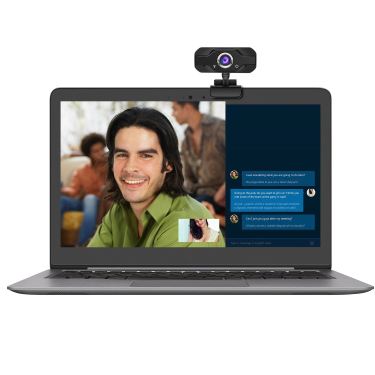 HXSJ S50 เว็บแคม HD 720P 30fps 100 เมกะพิกเซล สำหรับเดสก์ท็อป / แล็ปท็อป / สมาร์ททีวี พร้อมไมโครโฟนดูดซับเสียง 10 เมตร ความยาวสาย: 1.4 เมตร, S50