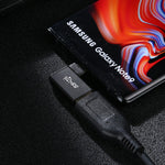 อะแดปเตอร์โลหะ Type-C / USB-C ตัวเมีย เป็น USB 3.0 ตัวผู้ แบบหัวงอ 90 องศา, Type-C ตัวเมีย เป็น USB 3.0 ตัวผู้