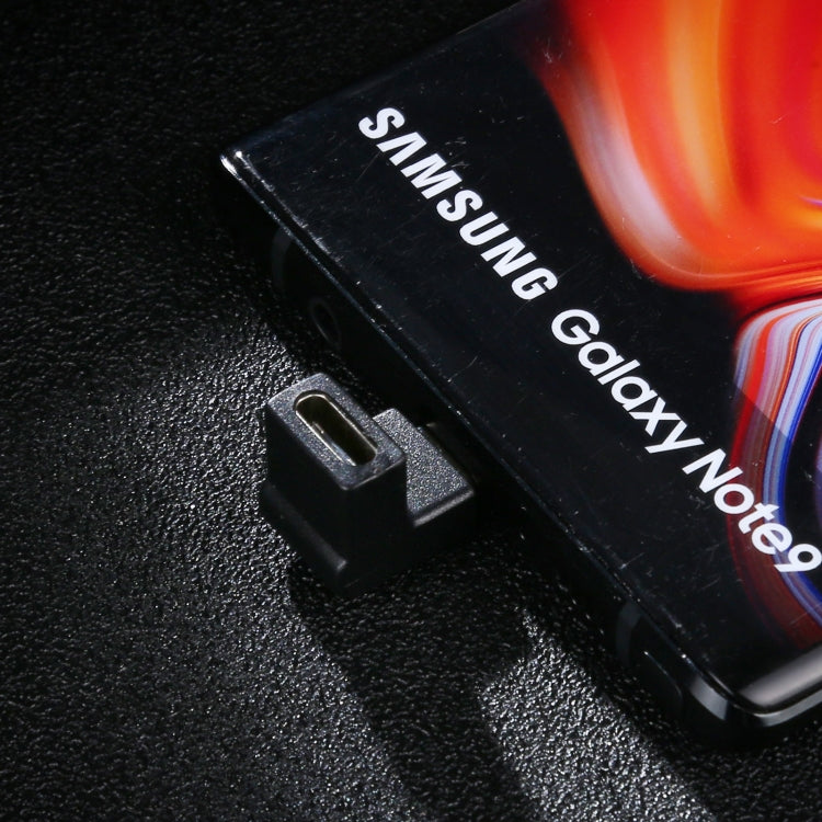 อะแดปเตอร์โลหะ Type-C / USB-C ตัวผู้ เป็น Type-C / USB-C ตัวเมีย แบบหัวงอ 90 องศา, Type-C ตัวผู้ เป็น Type-C ตัวเมีย