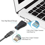 อะแดปเตอร์เชื่อมต่อ USB 3.0 ตัวผู้เป็น USB-C / Type-C 3.1 ตัวเมีย, AM เป็น USB Type-C