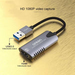 Onten US302 การ์ดจับภาพเสียงและวิดีโอ USB3.0, US302