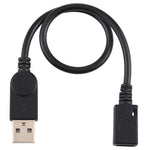 สายแปลง USB ตัวผู้เป็น Micro USB ตัวเมีย ความยาวสายประมาณ 22 ซม.