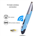 เมาส์ออปติคอลไร้สายอัจฉริยะ 4 ปุ่ม PR-06S พร้อมฟังก์ชันปากกา Stylus รองรับการสั่งงานด้วยเสียง / การแปล สีแดง สีเทา สีน้ำเงิน