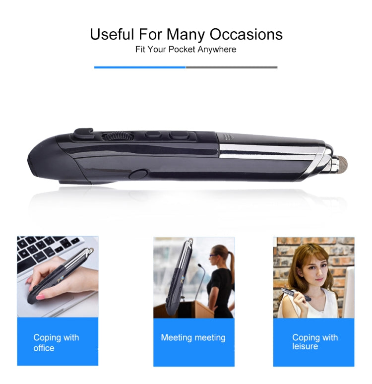 เมาส์ออปติคอลไร้สายอัจฉริยะ 6 ปุ่ม PR-08 พร้อมฟังก์ชันปากกา Stylus และเลเซอร์ สีแดง สีขาว สีดำ สีเทา สีน้ำเงิน