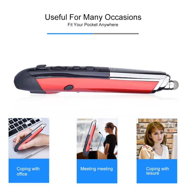 เมาส์ออปติคอลไร้สายอัจฉริยะ 6 ปุ่ม PR-08 พร้อมฟังก์ชันปากกา Stylus และเลเซอร์ สีแดง สีขาว สีดำ สีเทา สีน้ำเงิน