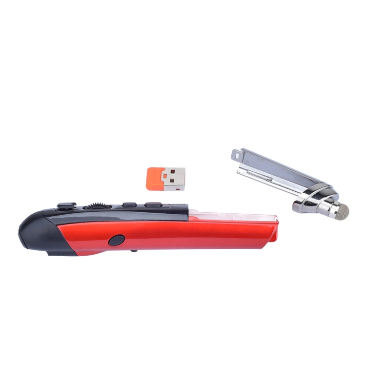 เมาส์ออปติคอลไร้สายอัจฉริยะ 6 ปุ่ม PR-08 พร้อมฟังก์ชันปากกา Stylus และเลเซอร์ สีแดง สีขาว สีดำ สีเทา สีน้ำเงิน
