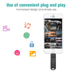 Richwell แฟลชไดรฟ์โลหะ 32G Type-C + 8 Pin + USB 3.0 พร้อมฟังก์ชัน OTG