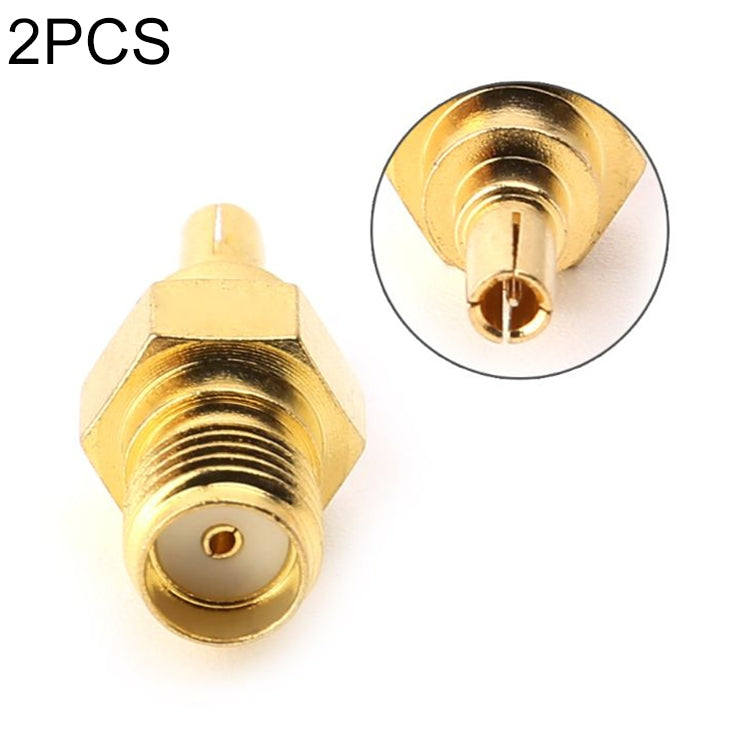 2 ชิ้น ตัวเมีย SMA เป็น ตัวผู้ CRC9 ตัวเชื่อมต่อ RF Coaxial, ตัวเมีย SMA เป็น ตัวผู้ CRC9