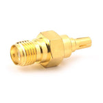 2 ชิ้น ตัวเมีย SMA เป็น ตัวผู้ CRC9 ตัวเชื่อมต่อ RF Coaxial, ตัวเมีย SMA เป็น ตัวผู้ CRC9