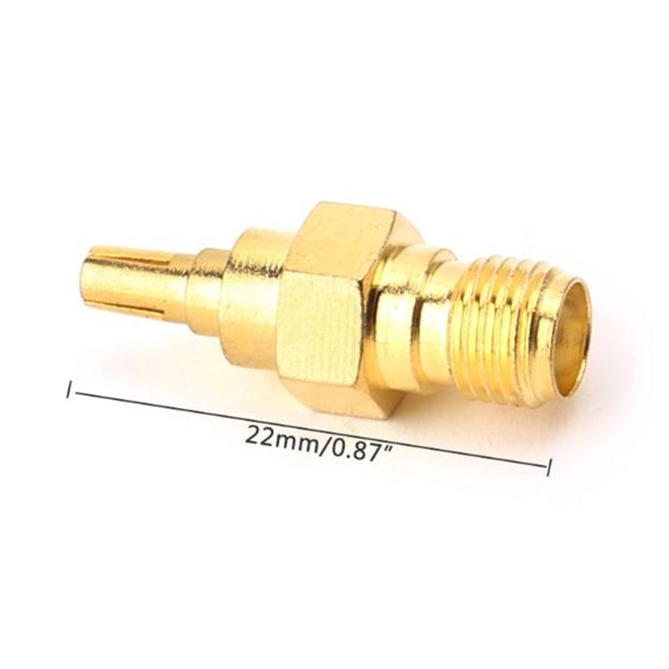 2 ชิ้น ตัวเมีย SMA เป็น ตัวผู้ CRC9 ตัวเชื่อมต่อ RF Coaxial, ตัวเมีย SMA เป็น ตัวผู้ CRC9